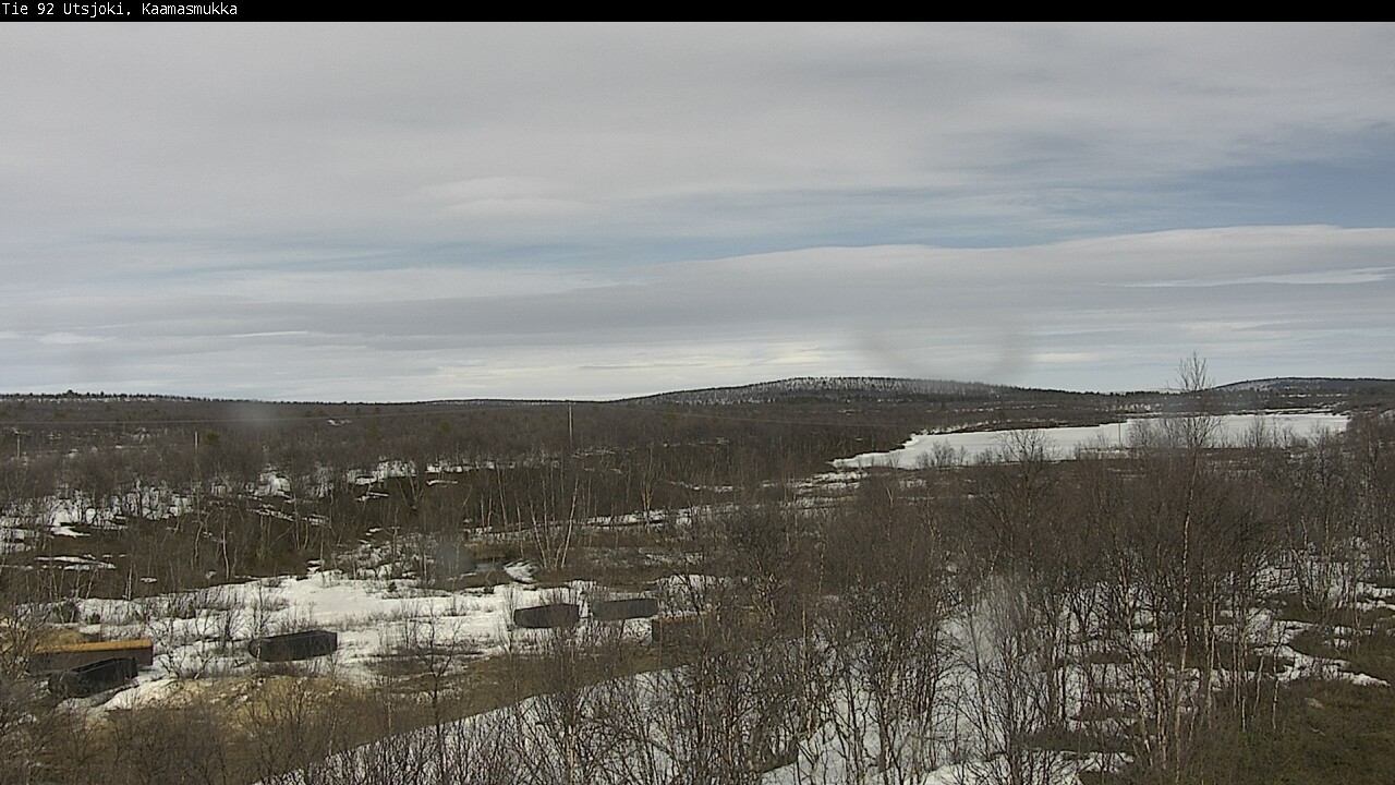 Weather Camera Image Väg 92 Utsjoki, Kaamasmukka, Utsjoki, Lappi