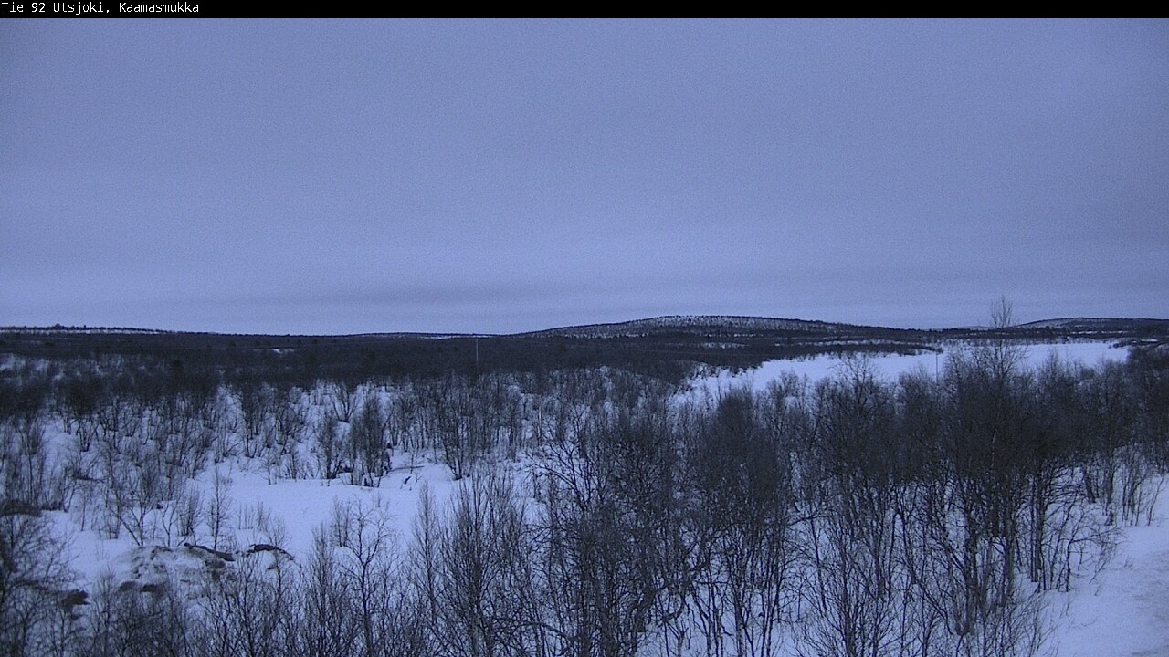 Kelikamerat Kuva Tie 92 Utsjoki, Kaamasmukka, Utsjoki, Lappi