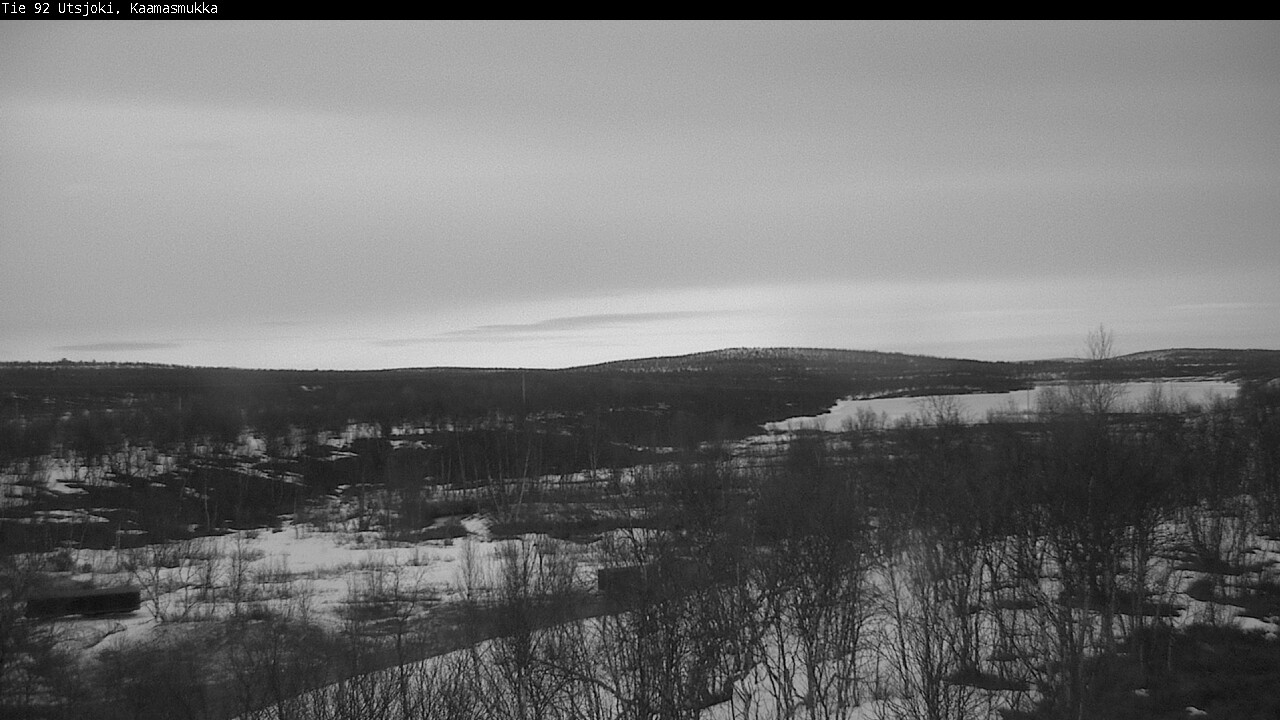 Weather Camera Image Väg 92 Utsjoki, Kaamasmukka, Utsjoki, Lappi