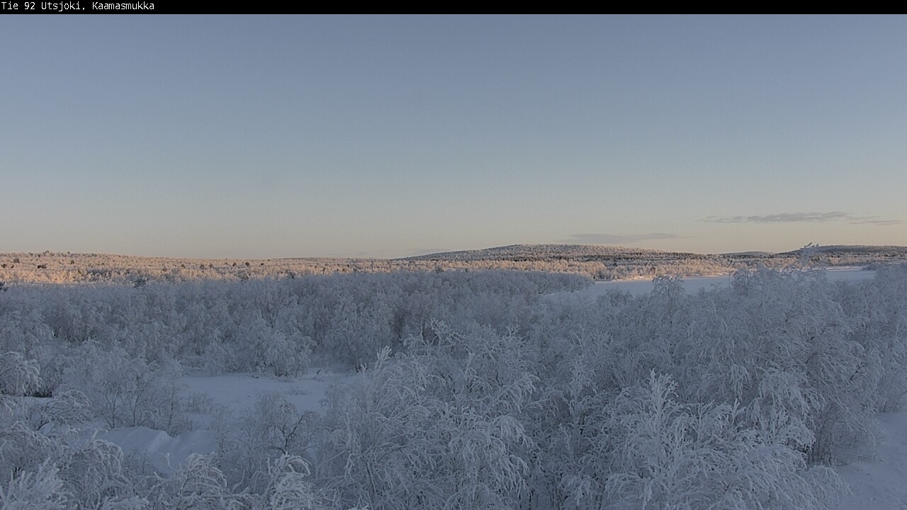 Weather Camera Image Road 92 Utsjoki, Kaamasmukka, Utsjoki, Lappi