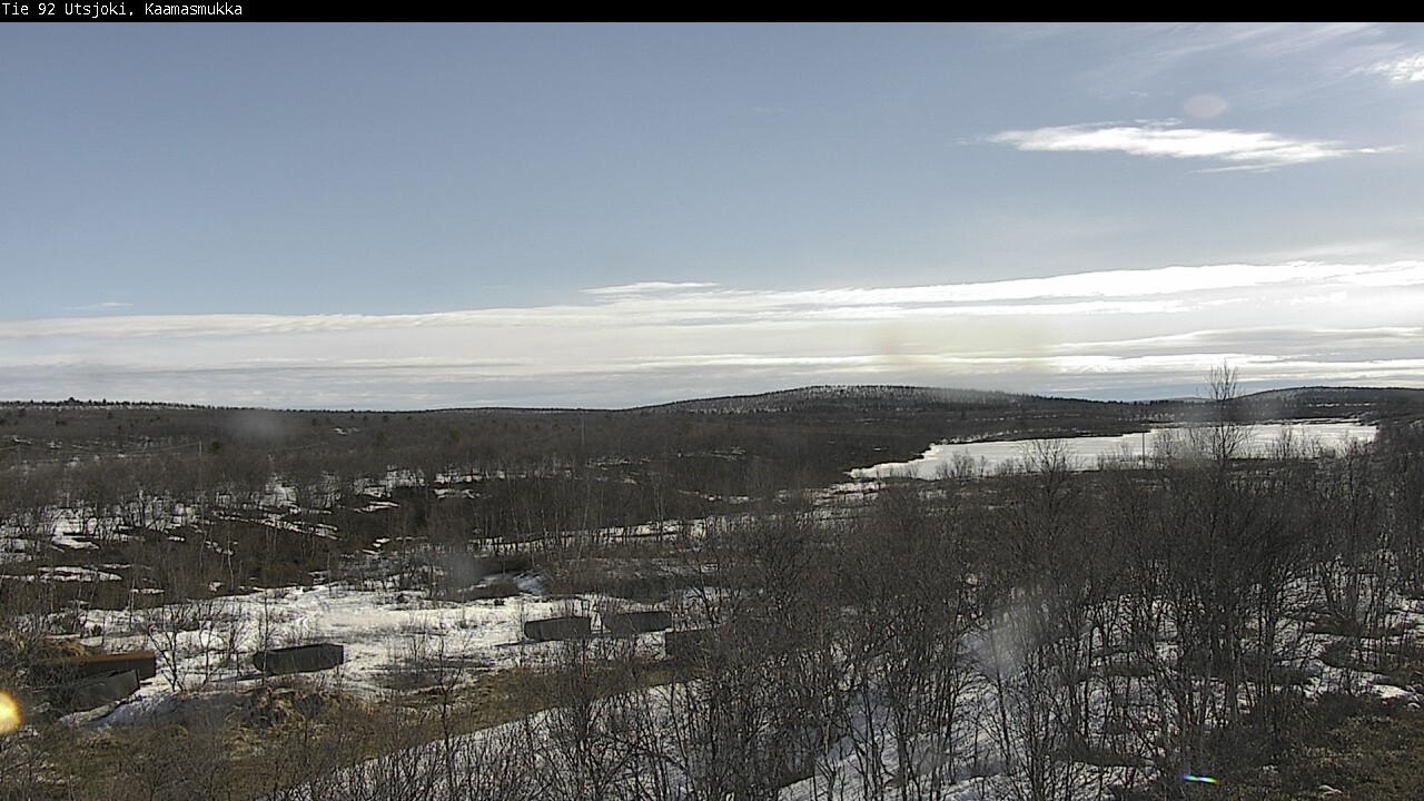 Weather Camera Image Väg 92 Utsjoki, Kaamasmukka, Utsjoki, Lappi