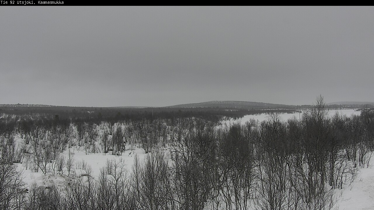 Kelikamerat Kuva Tie 92 Utsjoki, Kaamasmukka, Utsjoki, Lappi