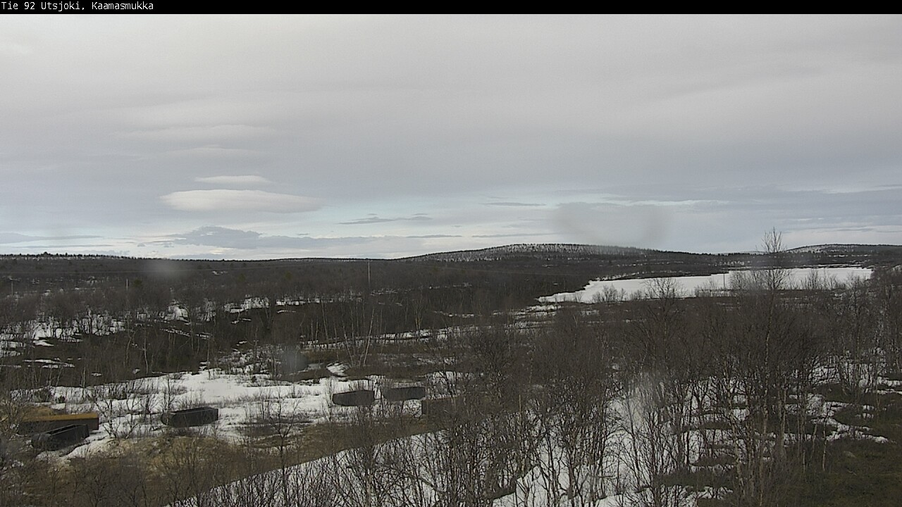 Weather Camera Image Väg 92 Utsjoki, Kaamasmukka, Utsjoki, Lappi
