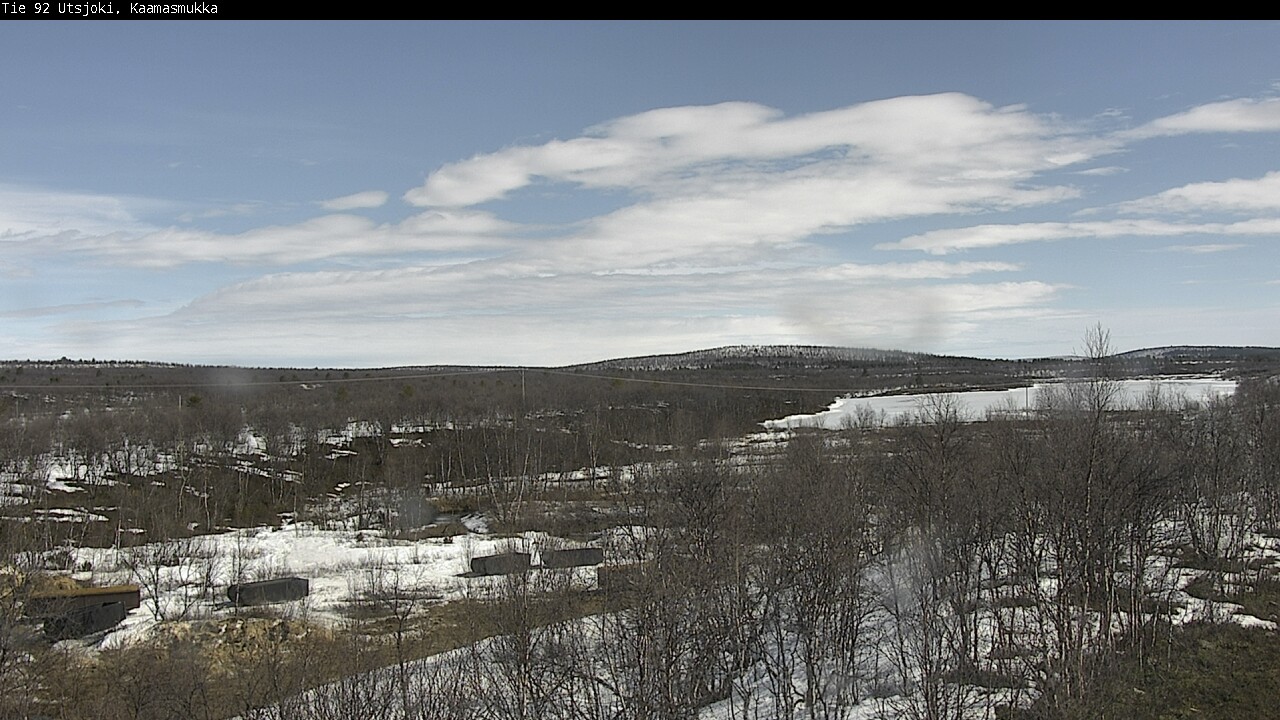Weather Camera Image Väg 92 Utsjoki, Kaamasmukka, Utsjoki, Lappi