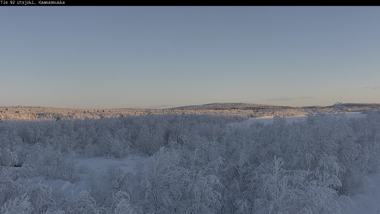 Weather Camera Image Road 92 Utsjoki, Kaamasmukka, Utsjoki, Lappi