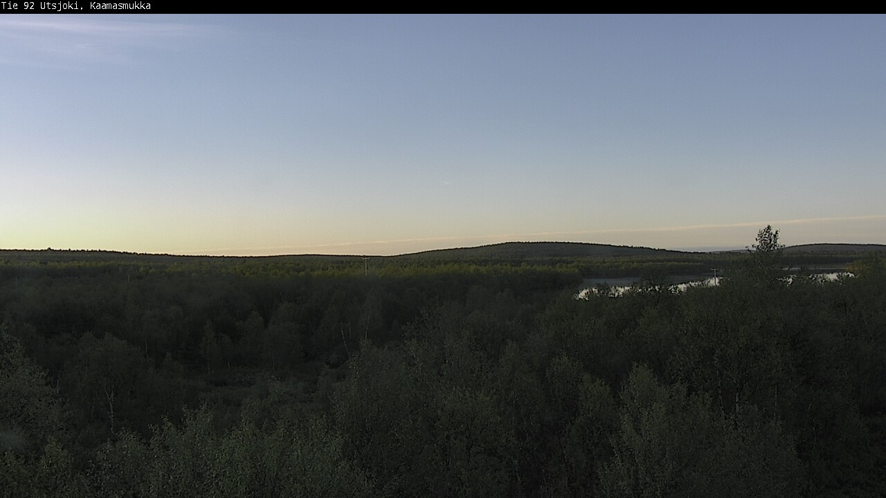 Weather Camera Image Väg 92 Utsjoki, Kaamasmukka, Utsjoki, Lappi