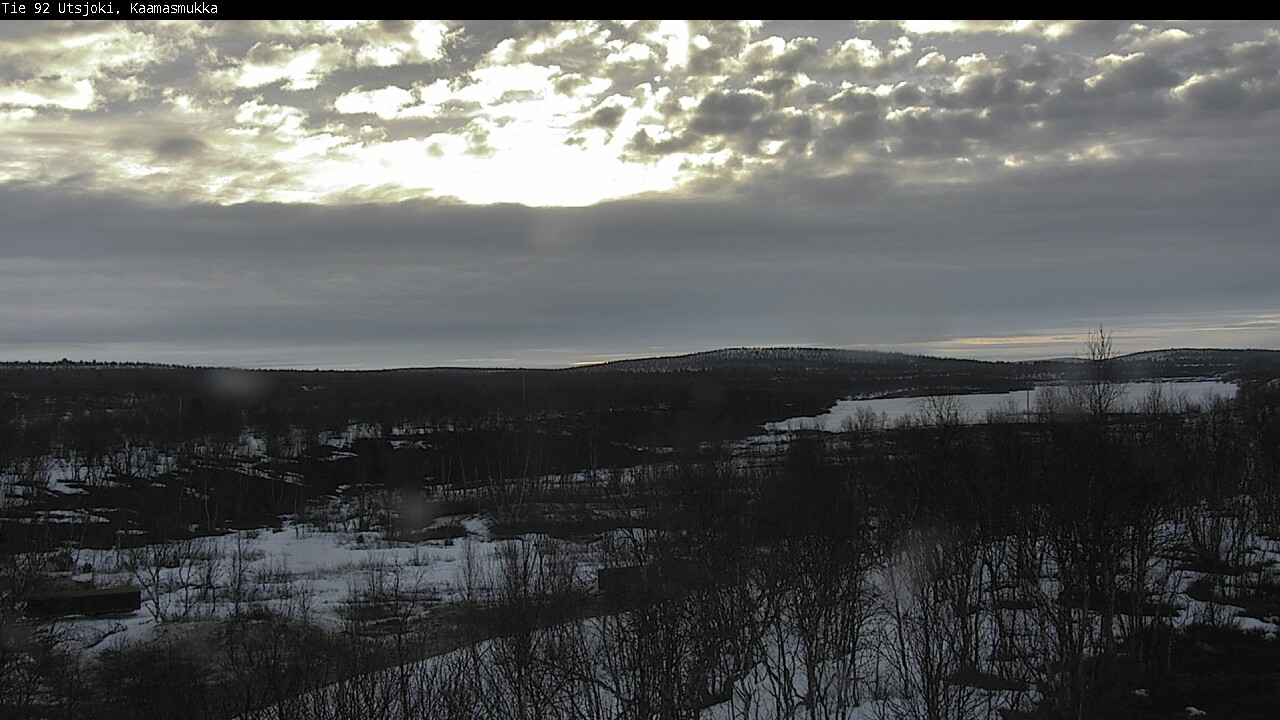 Weather Camera Image Väg 92 Utsjoki, Kaamasmukka, Utsjoki, Lappi