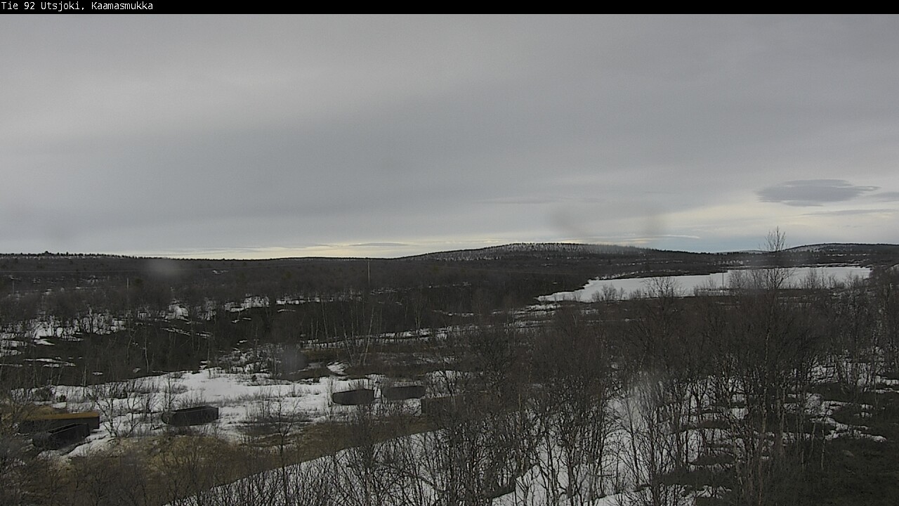 Weather Camera Image Väg 92 Utsjoki, Kaamasmukka, Utsjoki, Lappi