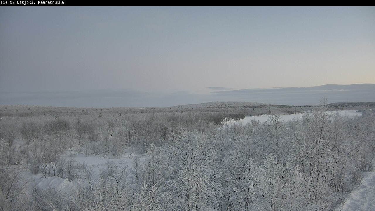 Weather Camera Image Väg 92 Utsjoki, Kaamasmukka, Utsjoki, Lappi