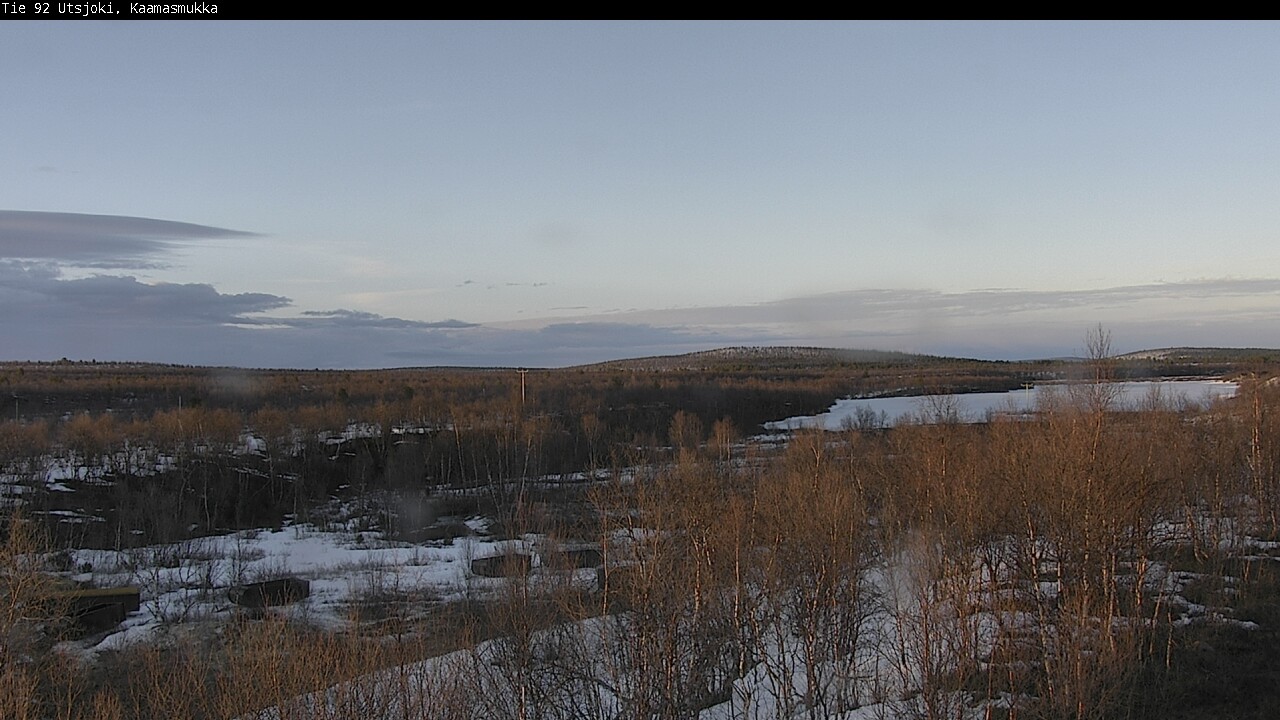 Weather Camera Image Väg 92 Utsjoki, Kaamasmukka, Utsjoki, Lappi
