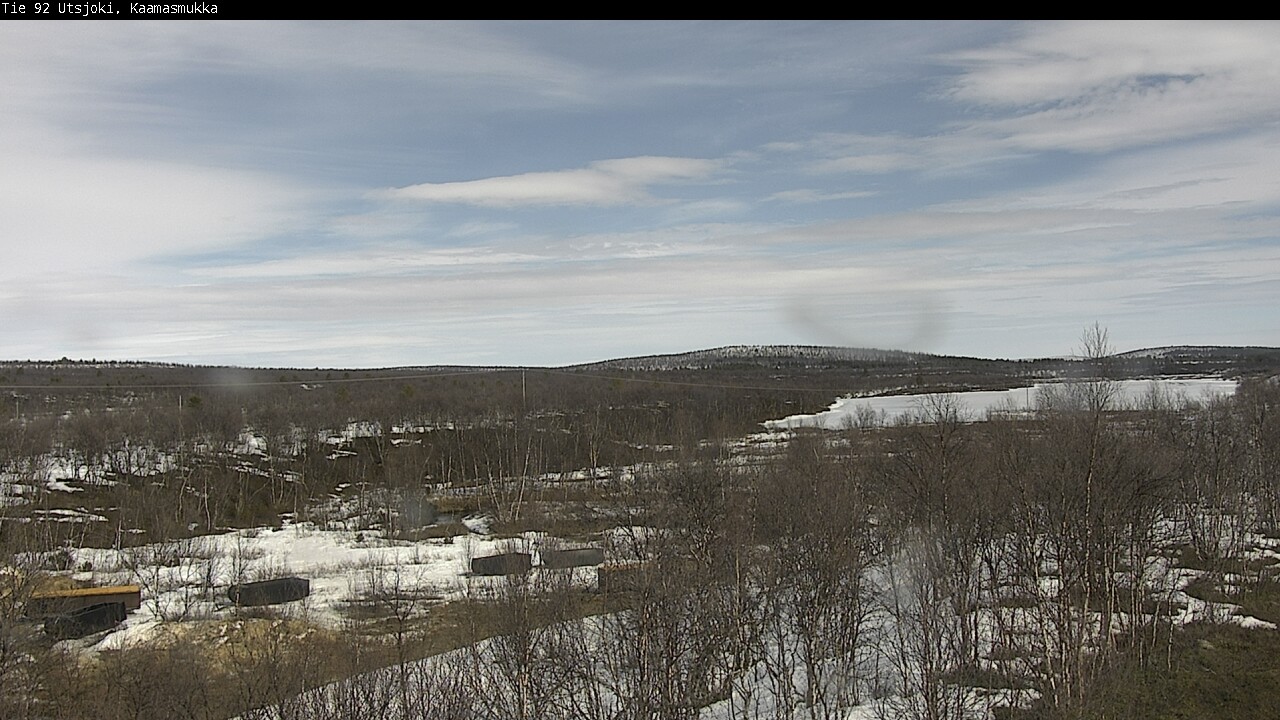 Weather Camera Image Väg 92 Utsjoki, Kaamasmukka, Utsjoki, Lappi