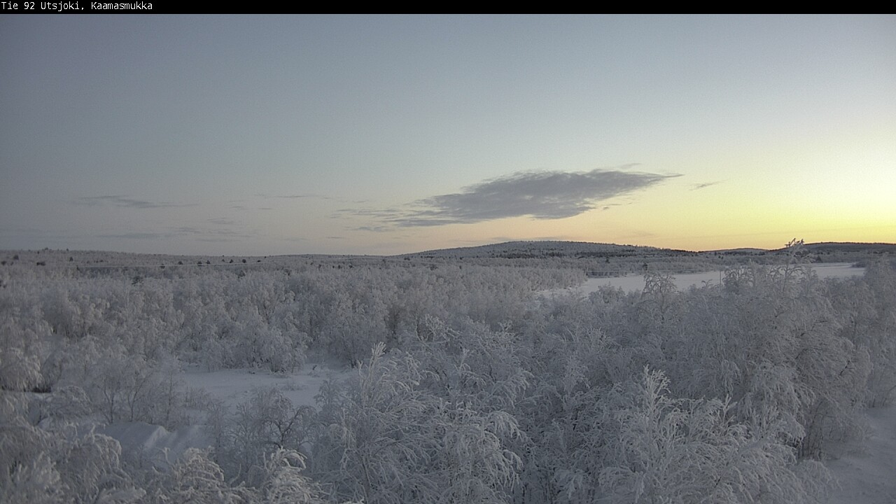 Kelikamerat Kuva Tie 92 Utsjoki, Kaamasmukka, Utsjoki, Lappi