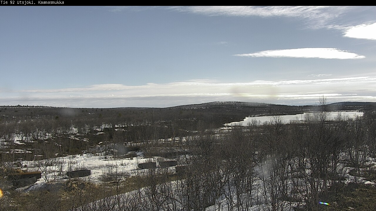 Weather Camera Image Väg 92 Utsjoki, Kaamasmukka, Utsjoki, Lappi
