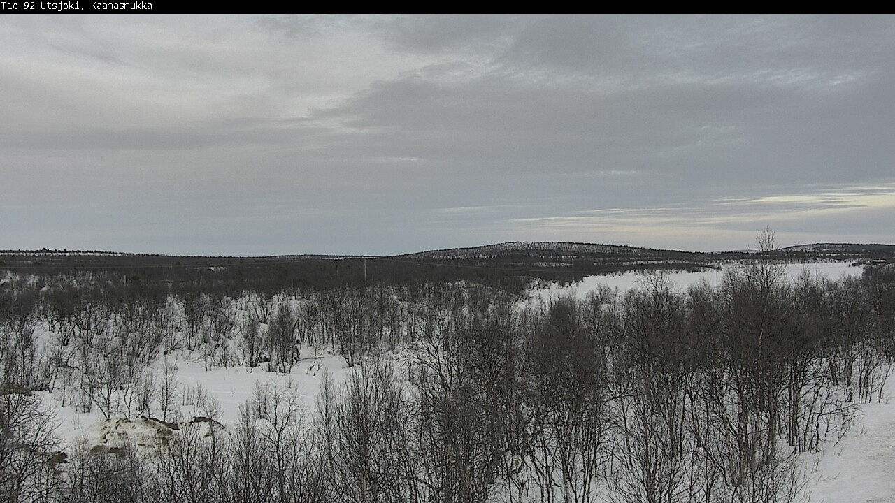Kelikamerat Kuva Tie 92 Utsjoki, Kaamasmukka, Utsjoki, Lappi