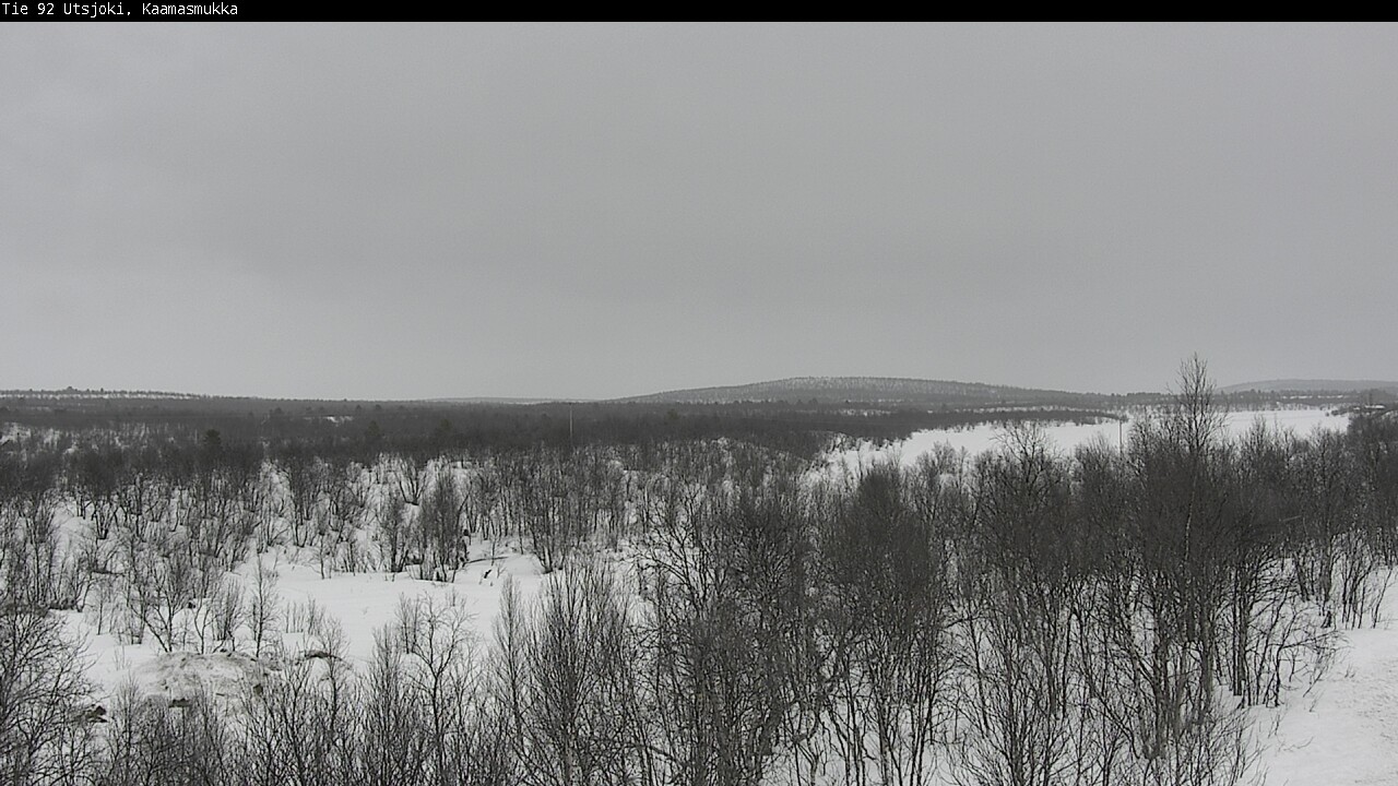 Kelikamerat Kuva Tie 92 Utsjoki, Kaamasmukka, Utsjoki, Lappi