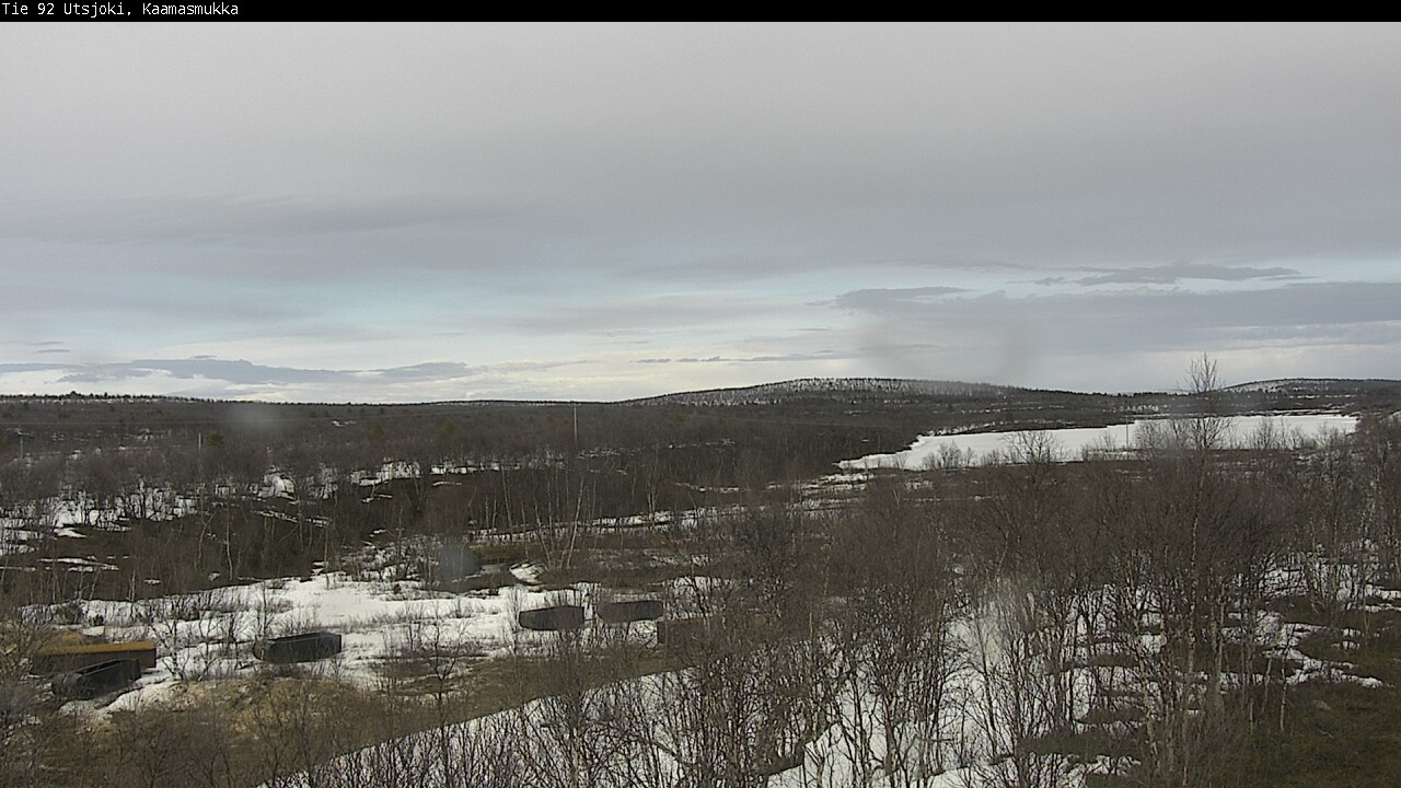 Weather Camera Image Väg 92 Utsjoki, Kaamasmukka, Utsjoki, Lappi