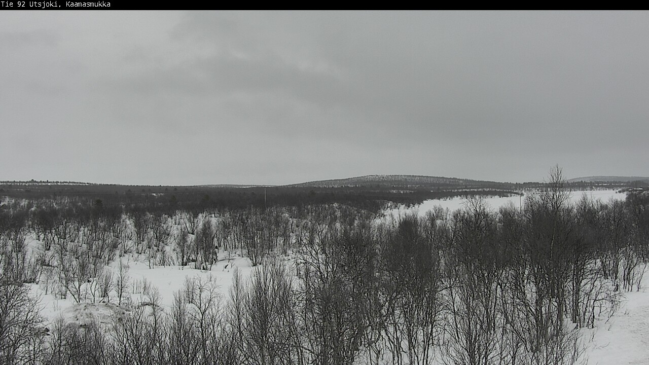 Kelikamerat Kuva Tie 92 Utsjoki, Kaamasmukka, Utsjoki, Lappi