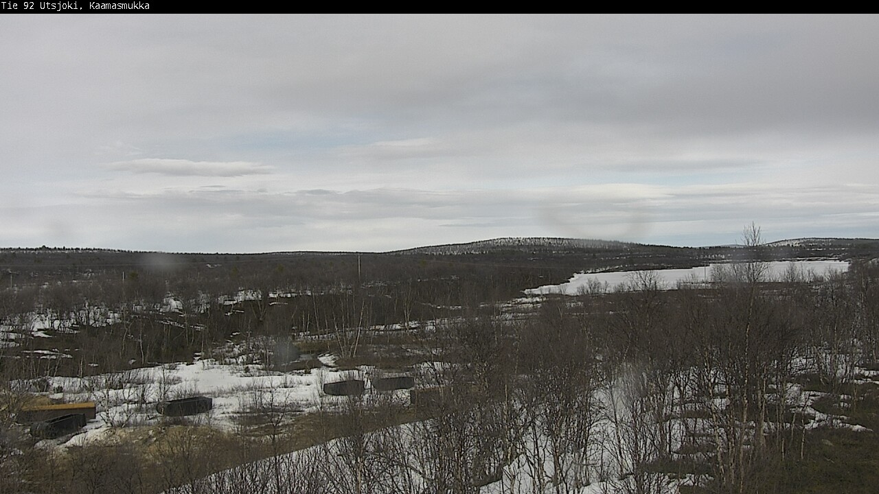 Weather Camera Image Väg 92 Utsjoki, Kaamasmukka, Utsjoki, Lappi