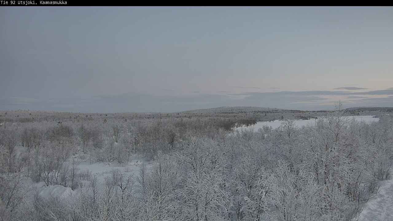 Weather Camera Image Väg 92 Utsjoki, Kaamasmukka, Utsjoki, Lappi