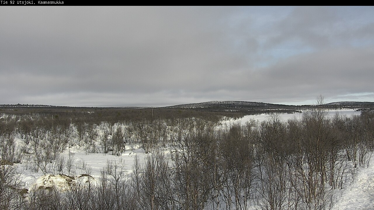 Kelikamerat Kuva Tie 92 Utsjoki, Kaamasmukka, Utsjoki, Lappi