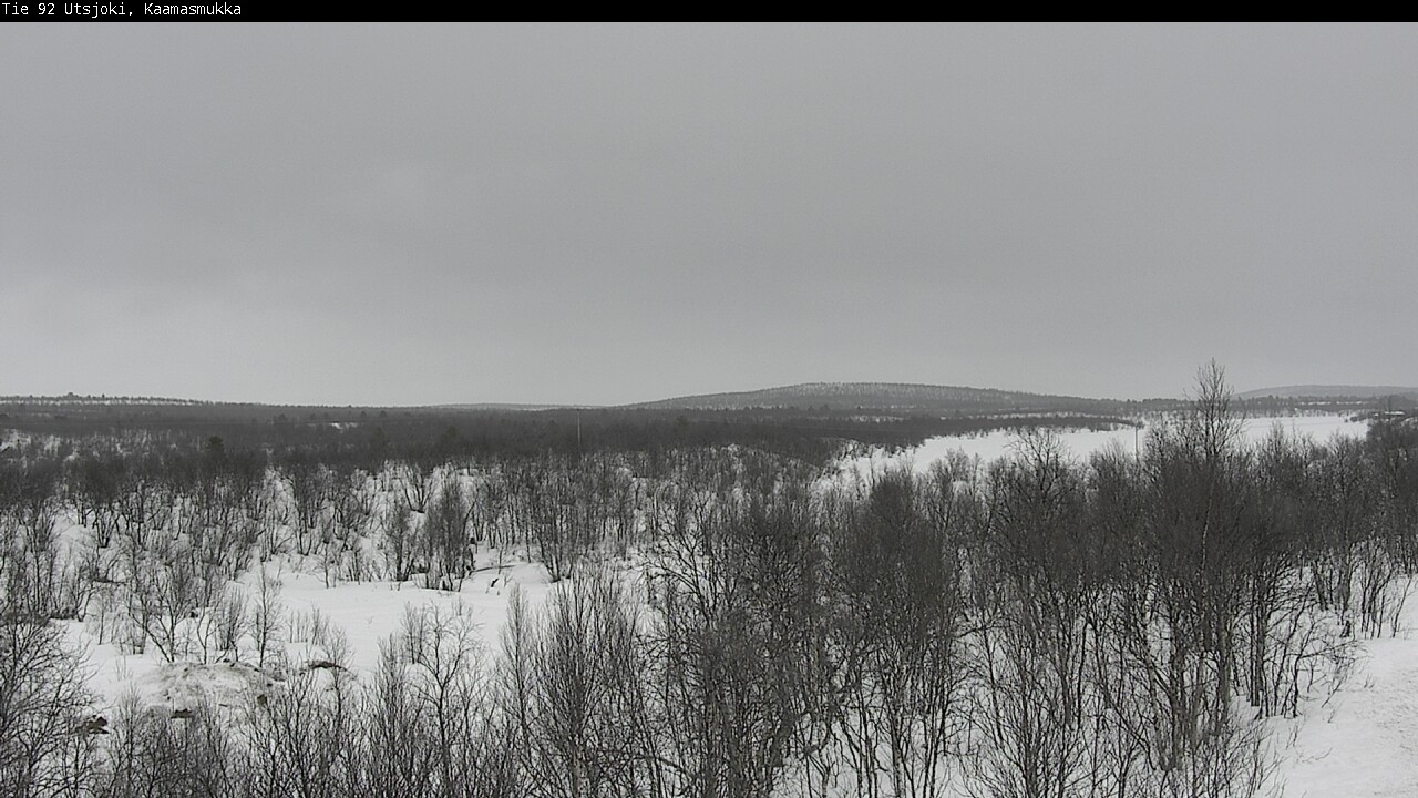 Kelikamerat Kuva Tie 92 Utsjoki, Kaamasmukka, Utsjoki, Lappi