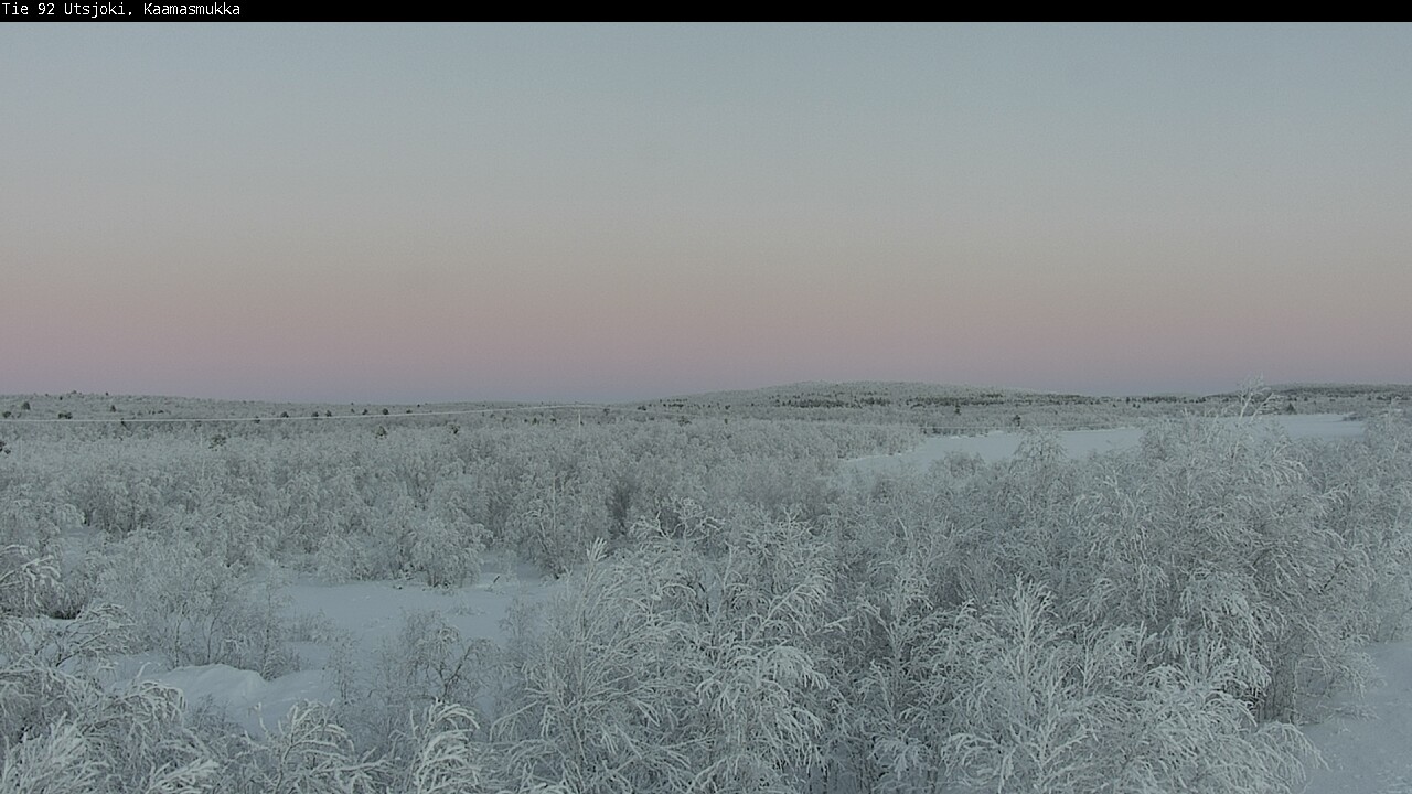 Kelikamerat Kuva Tie 92 Utsjoki, Kaamasmukka, Utsjoki, Lappi