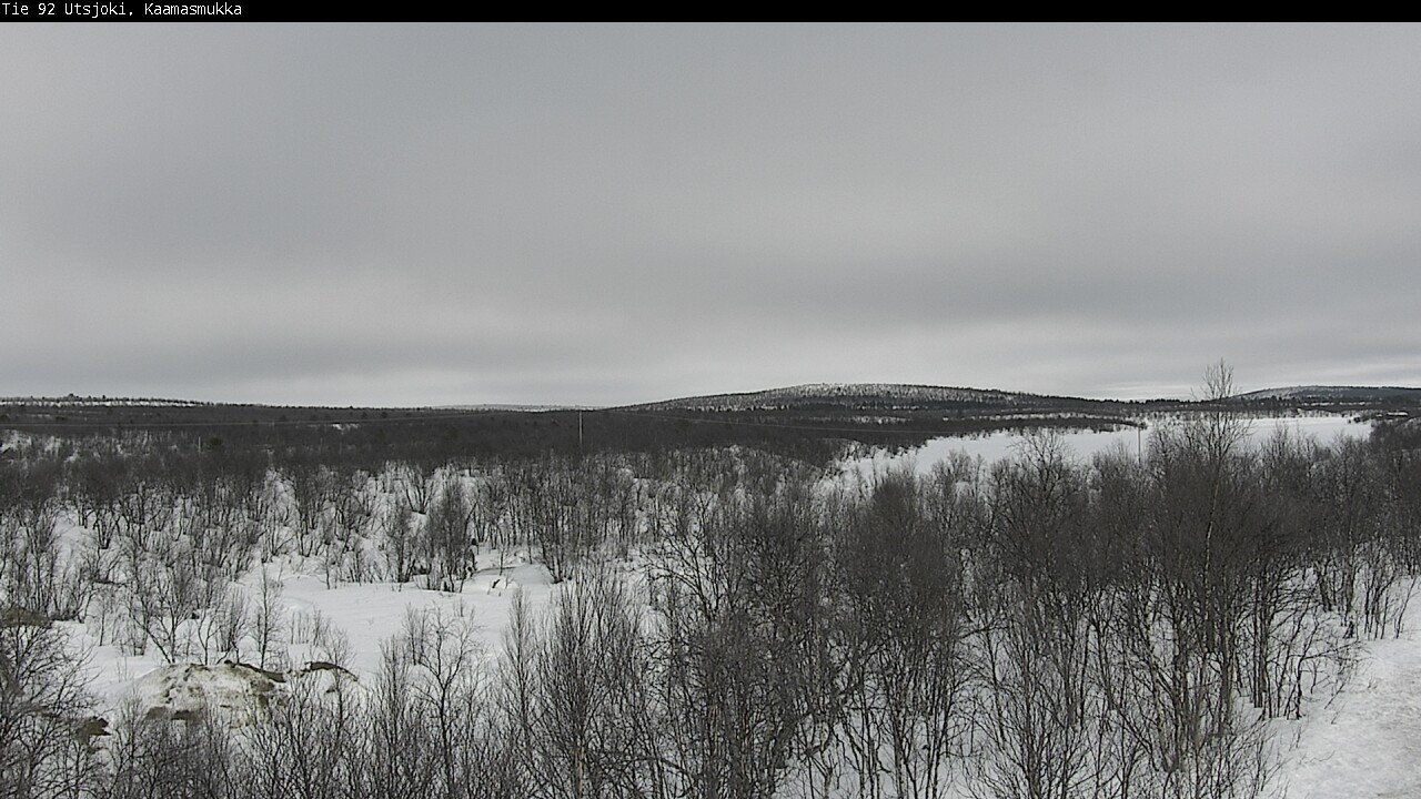 Kelikamerat Kuva Tie 92 Utsjoki, Kaamasmukka, Utsjoki, Lappi