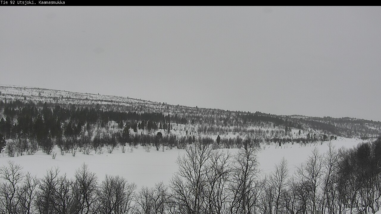 Weather Camera Image Road 92 Utsjoki, Kaamasmukka, Utsjoki, Lappi