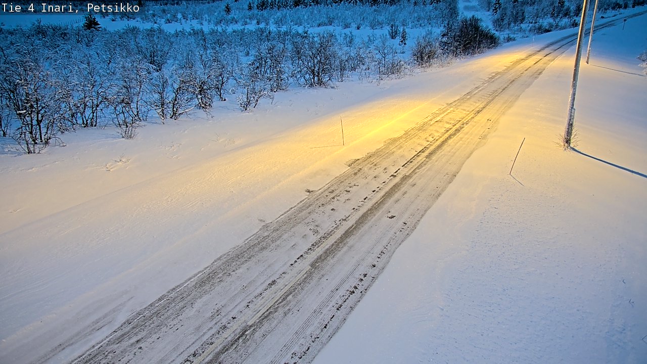 Kelikamerat Kuva Tie 4 Inari, Petsikko, Inari, Lappi