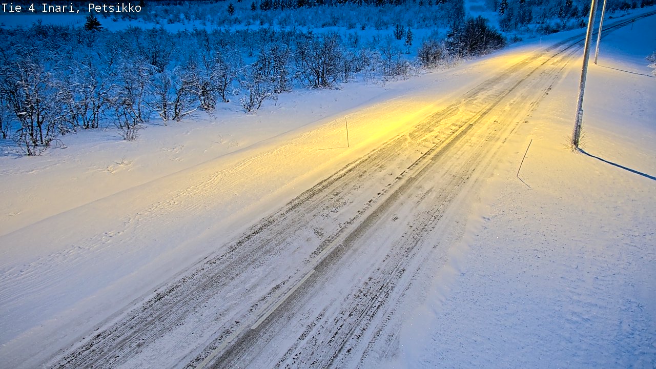 Weather Camera Image Väg 4 Enare, Petsikko, Inari, Lappi