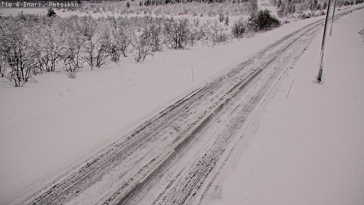 Weather Camera Image Väg 4 Enare, Petsikko, Inari, Lappi