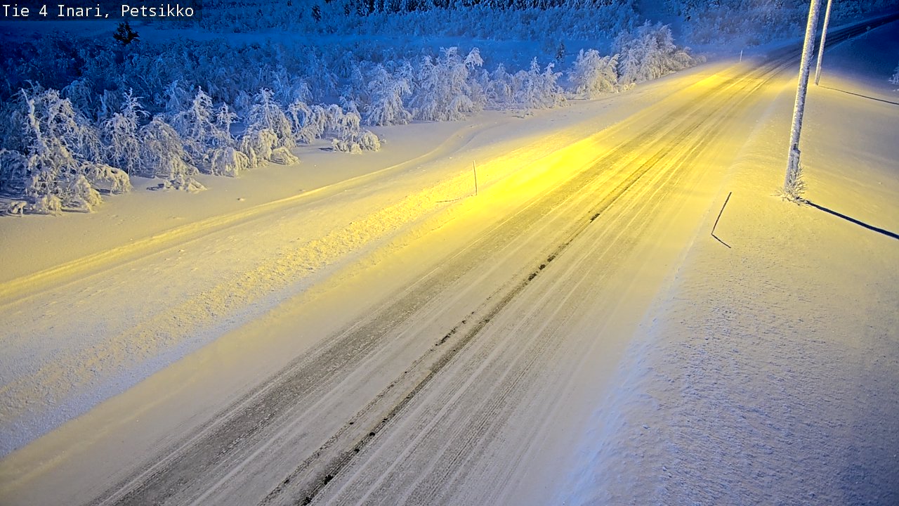 Kelikamerat Kuva Tie 4 Inari, Petsikko, Inari, Lappi