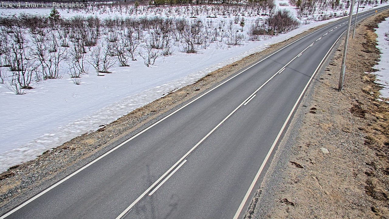Weather Camera Image Väg 4 Enare, Petsikko, Inari, Lappi