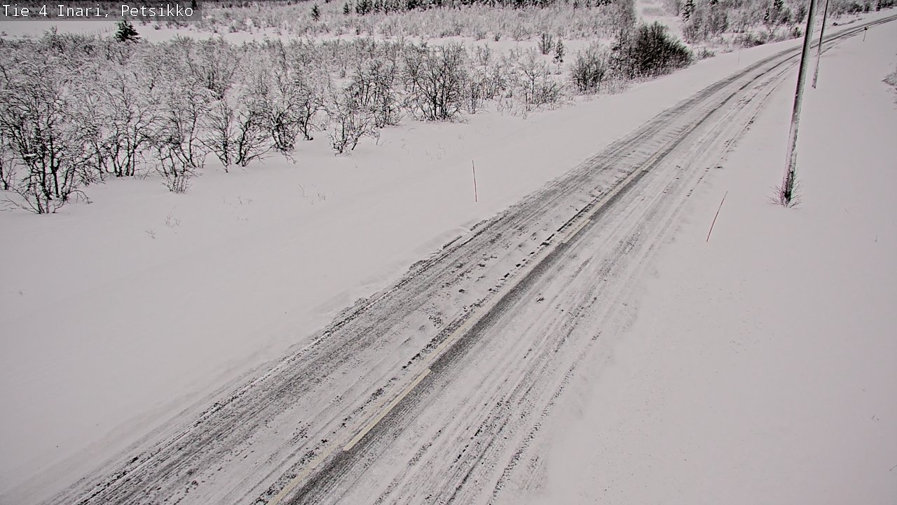 Weather Camera Image Väg 4 Enare, Petsikko, Inari, Lappi