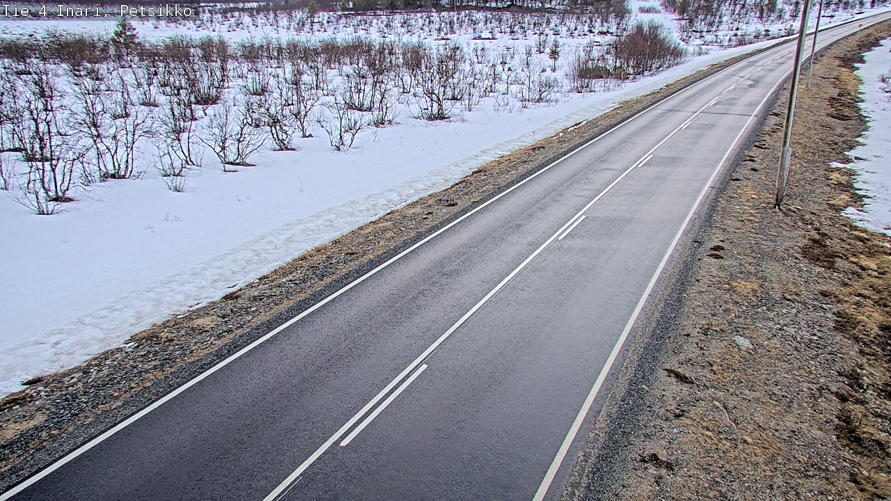 Weather Camera Image Väg 4 Enare, Petsikko, Inari, Lappi