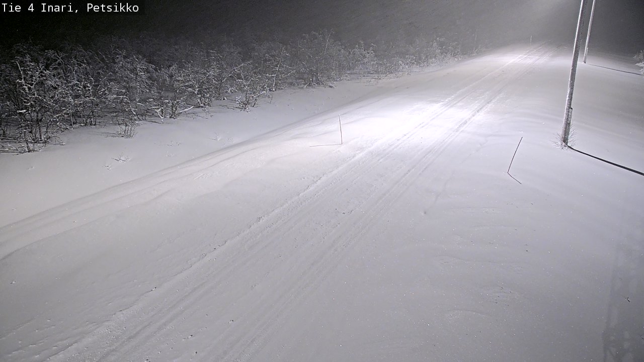 Weather Camera Image Väg 4 Enare, Petsikko, Inari, Lappi