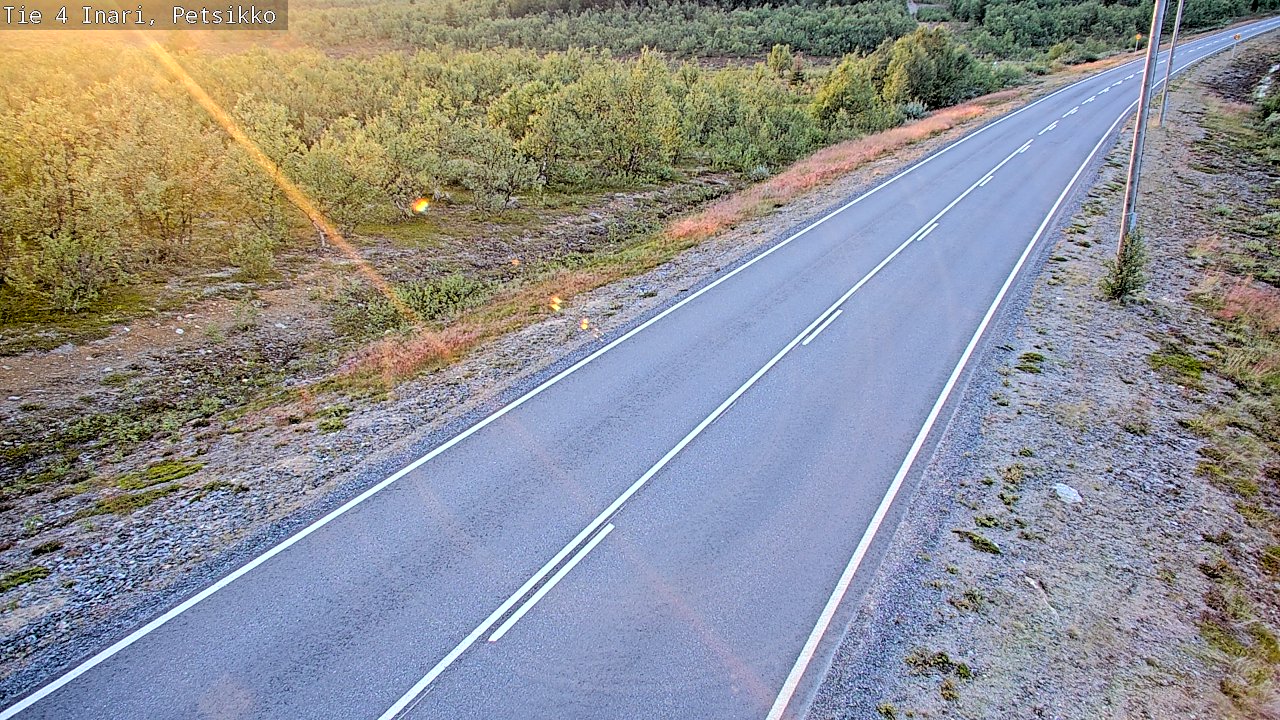 Kelikamerat Kuva Tie 4 Inari, Petsikko, Inari, Lappi