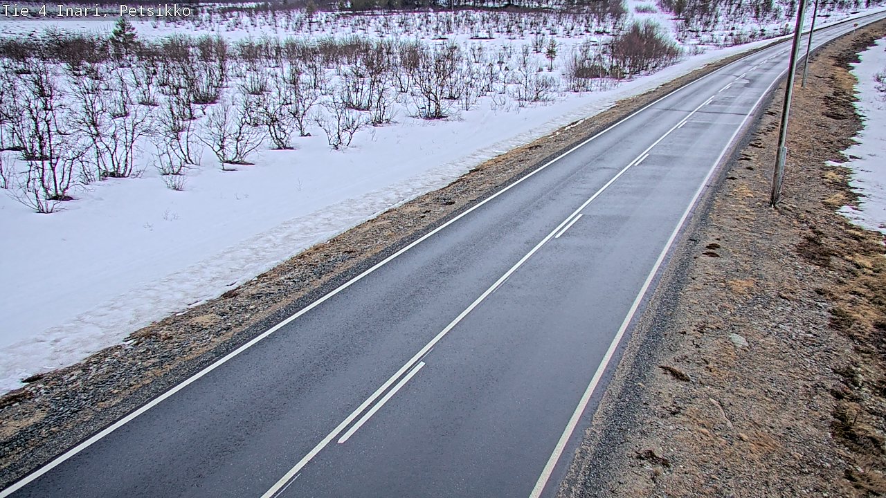 Weather Camera Image Väg 4 Enare, Petsikko, Inari, Lappi
