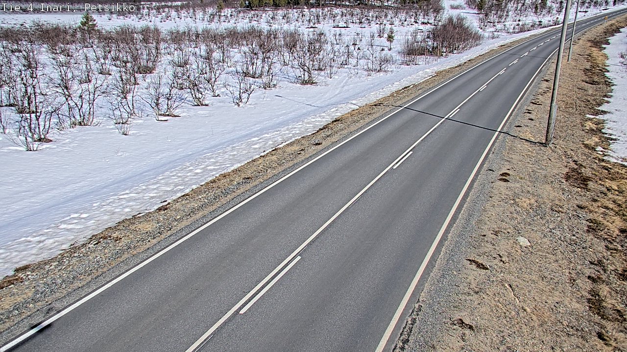 Weather Camera Image Väg 4 Enare, Petsikko, Inari, Lappi