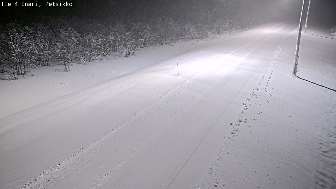 Weather Camera Image Väg 4 Enare, Petsikko, Inari, Lappi