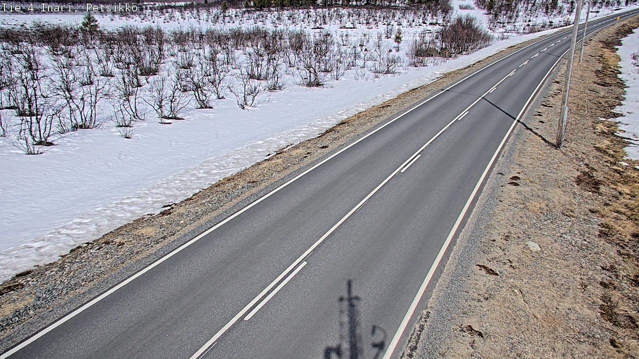 Weather Camera Image Väg 4 Enare, Petsikko, Inari, Lappi