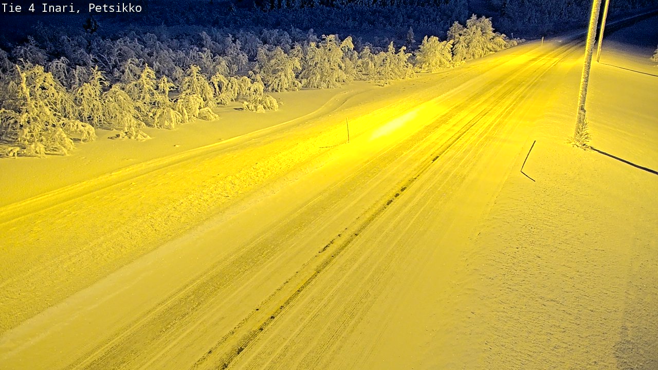 Kelikamerat Kuva Tie 4 Inari, Petsikko, Inari, Lappi