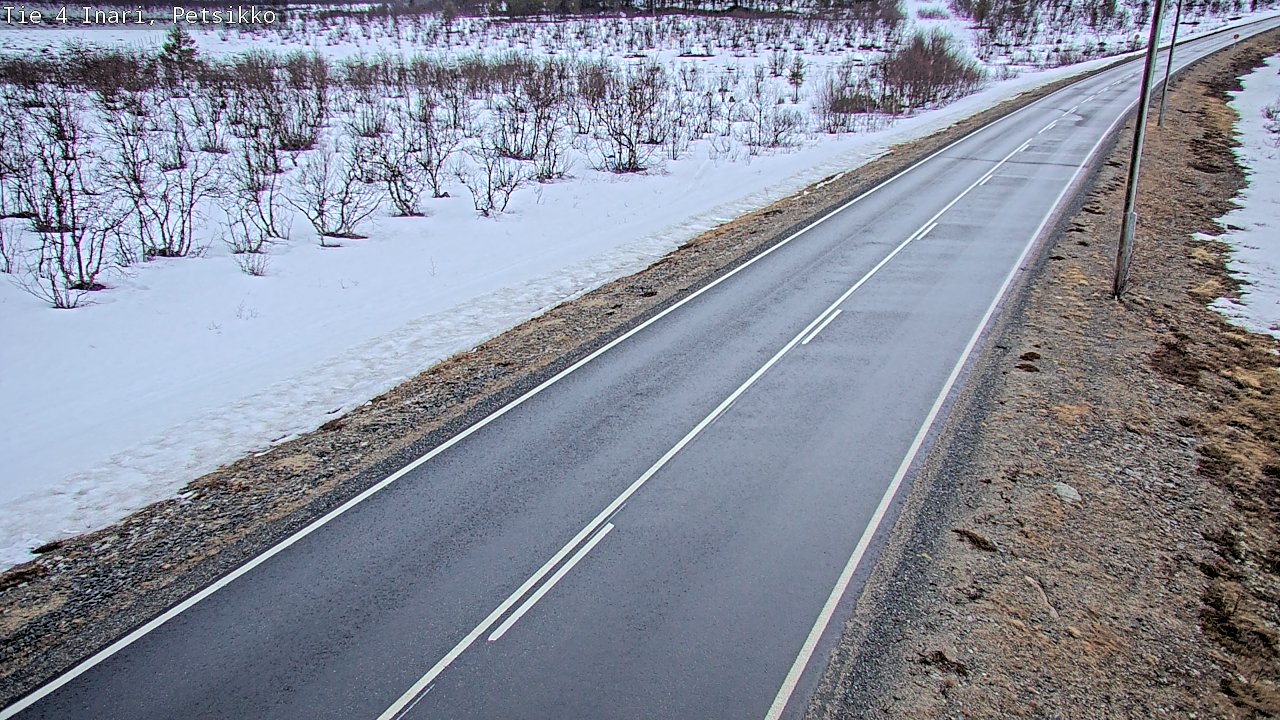 Weather Camera Image Väg 4 Enare, Petsikko, Inari, Lappi