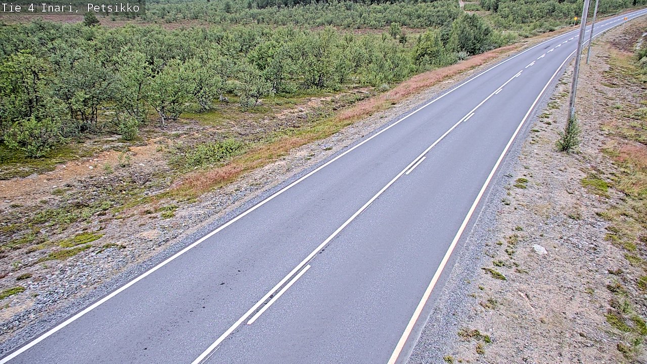 Weather Camera Image Road 4 Inari, Petsikko, Inari, Lappi
