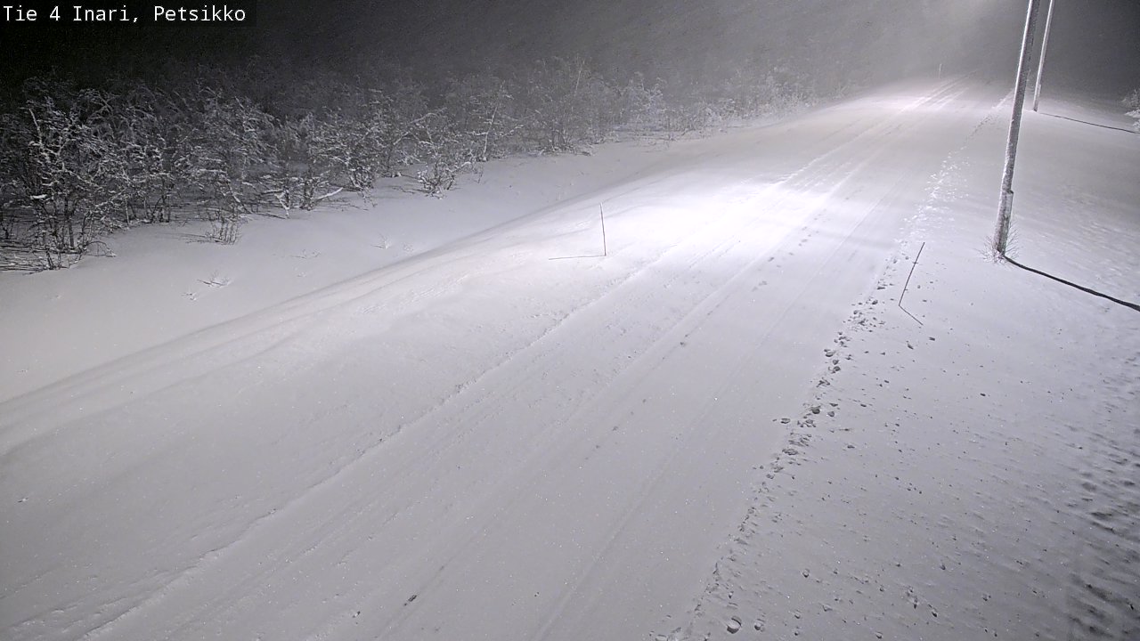 Weather Camera Image Väg 4 Enare, Petsikko, Inari, Lappi