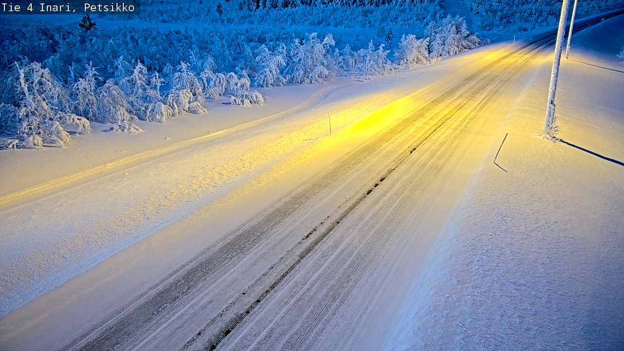 Kelikamerat Kuva Tie 4 Inari, Petsikko, Inari, Lappi