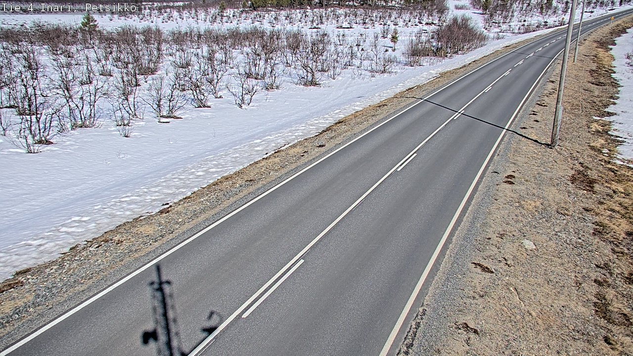 Weather Camera Image Väg 4 Enare, Petsikko, Inari, Lappi