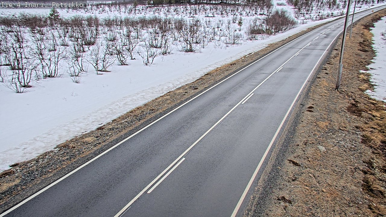 Weather Camera Image Väg 4 Enare, Petsikko, Inari, Lappi