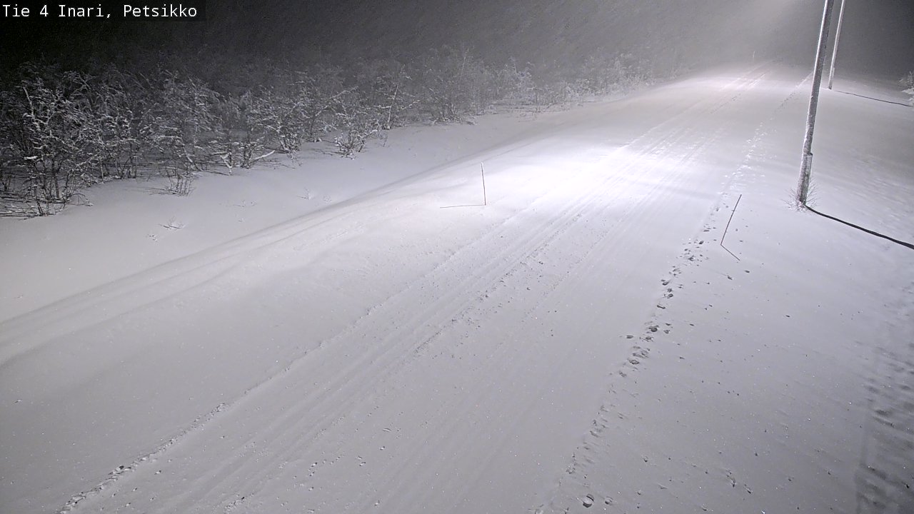 Weather Camera Image Väg 4 Enare, Petsikko, Inari, Lappi