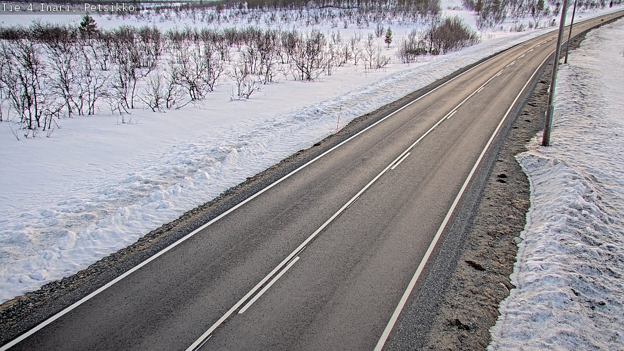 Weather Camera Image Road 4 Inari, Petsikko, Inari, Lappi